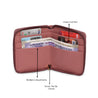 Caprese Popsicle Zip Around Wallet Small Dusty Rose