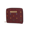 Caprese Popsicle Zip Around Wallet Small Maroon