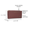 Caprese Sia Fold Wallet Medium Burgundy