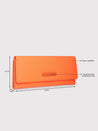 Caprese Sophia Wallet Medium Flap Wallet Orange