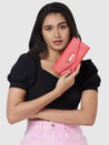 Caprese Uv9 Wallet Medium Coral