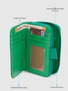Caprese Yana Wallet Large Emerald