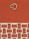 Caprese Zeta Zip Around Women'S Wallet Large Quilted Tan