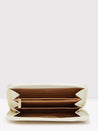 Caprese Zeta Zip Around Women'S Wallet Large Quilted Vanilla