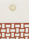 Caprese Zeta Zip Around Women'S Wallet Large Quilted Vanilla