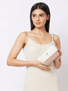 Caprese Zeta Zip Around Women'S Wallet Large Quilted Vanilla