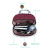 Caprese Blythe Backpack Small Plum