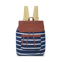 Caprese London Medium Navy Saddle Backpack