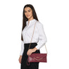 Caprese Dana Clutch Medium Crimson Red