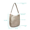 Caprese Sarah Crossbody Medium Dull Gold Metallic