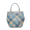 Caprese Claudia Satchel Large Navy & Blue