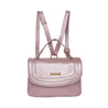 Caprese Erin Satchel Small Soft Pink Metallic