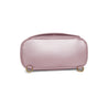 Caprese Erin Satchel Small Soft Pink Metallic