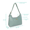 Caprese Rosalia Satchel Medium Pastel Green