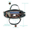 Caprese Samara Satchel Medium Dark Green