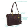 Caprese Samara Satchel Medium Maroon