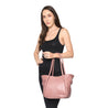 Caprese Beyonce Tote Large Dull Pink