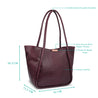 Caprese Beyonce Tote Large Plum