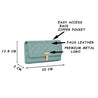 Caprese Sia Flap Wallet Medium Old Blue